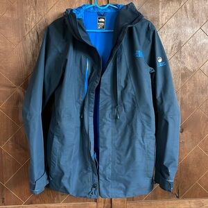 Blue men’s north face steep series jacket